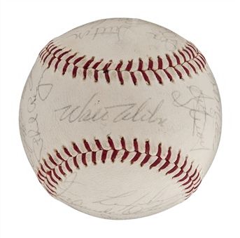 1966 N.L. Champions Los Angeles Dodgers N.L. Team Signed Baseball With 19 Signatures Incl Koufax and Drysdale(JSA)
